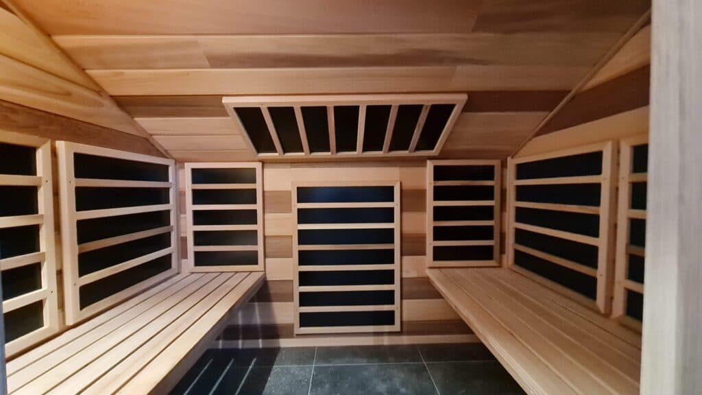 Organized SaunaCloud sauna kit ready for freight