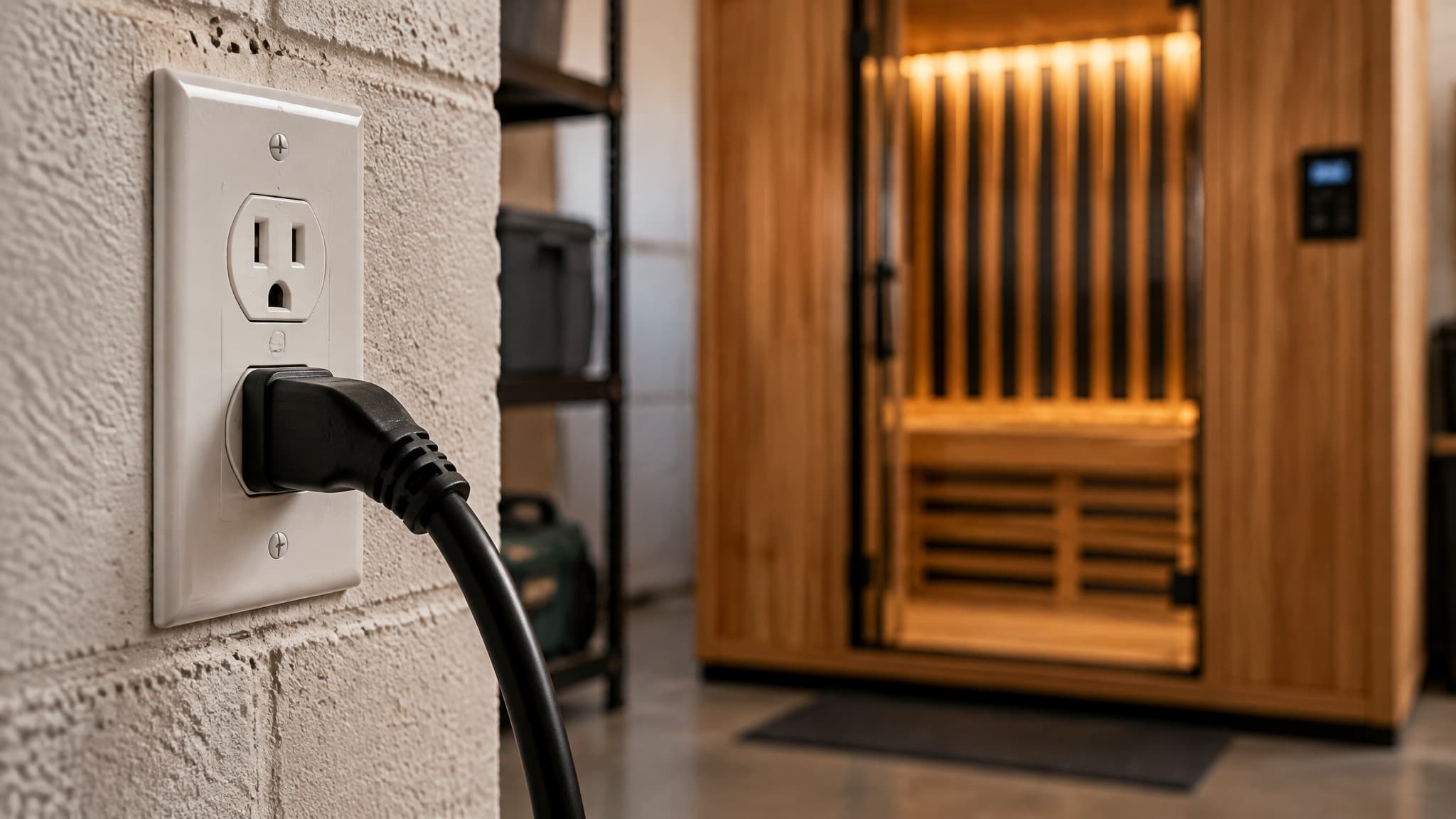 garage-sauna-120v-outlet-plug-in