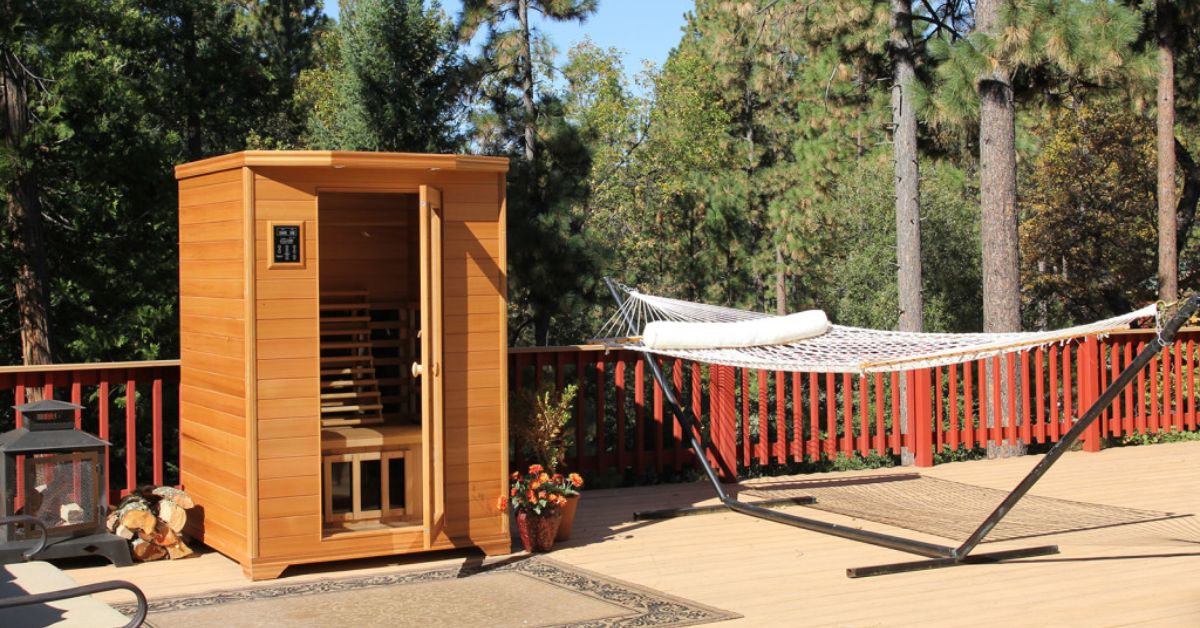 Custom infrared sauna for growth hormone optimization and recovery