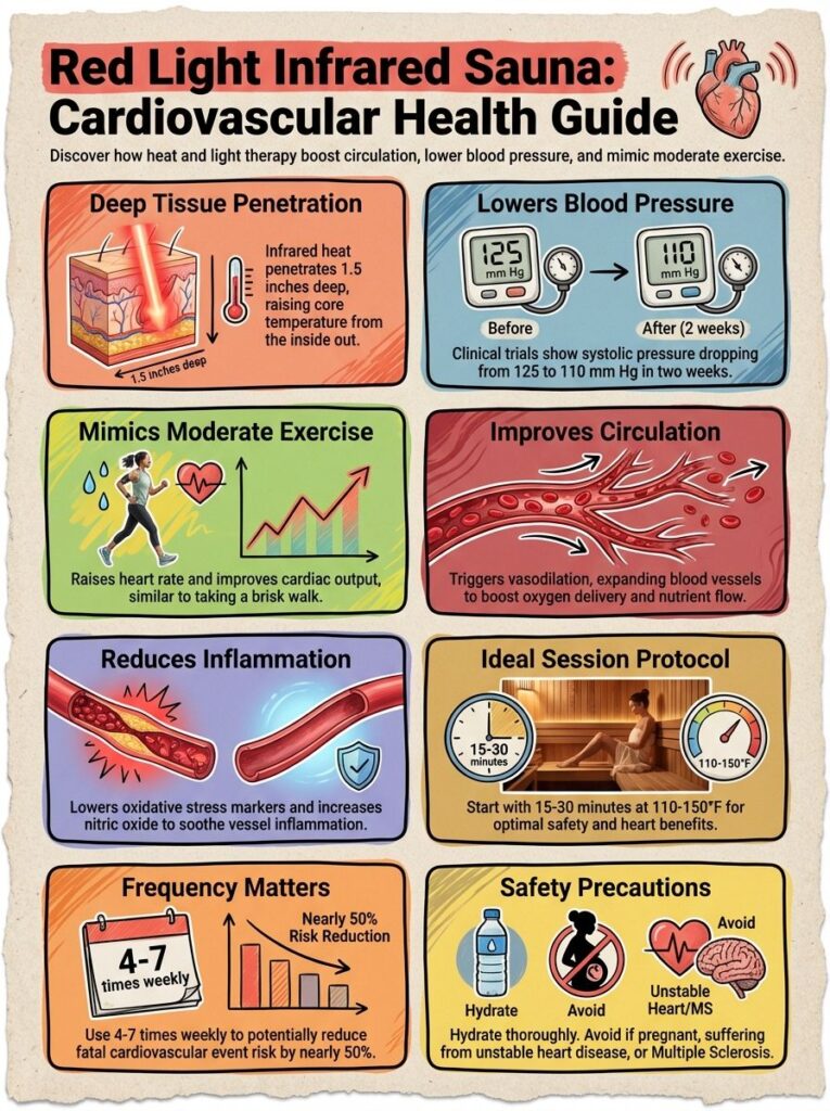 Infrared Sauna and Heart Health: From Prevention to Treatment — What the Cardiology Research Shows (2026)