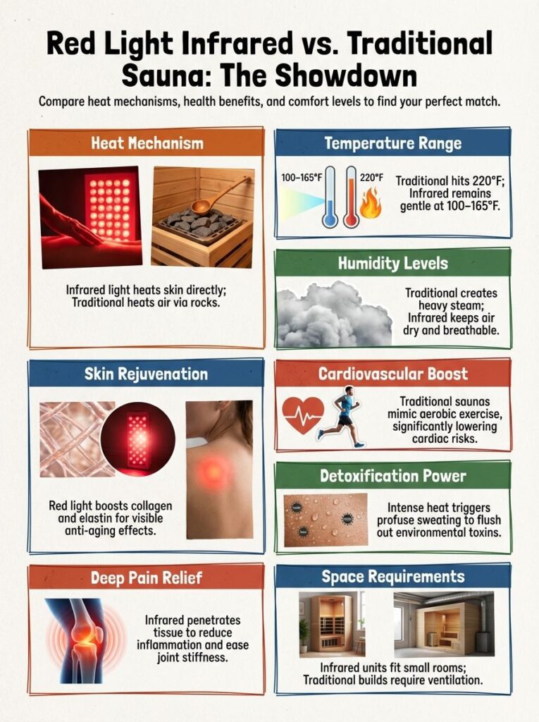 SaunaCloud custom infrared sauna lifestyle image — premium Western Red Cedar interior