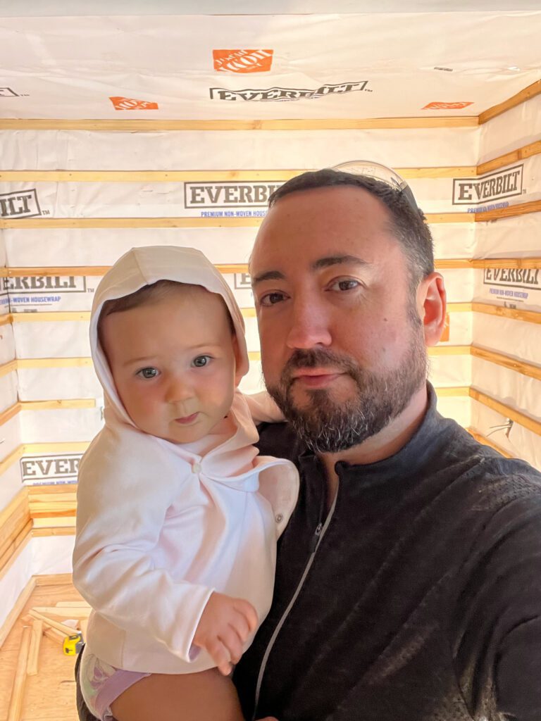 Kiki's custom infrared sauna with cedar interior