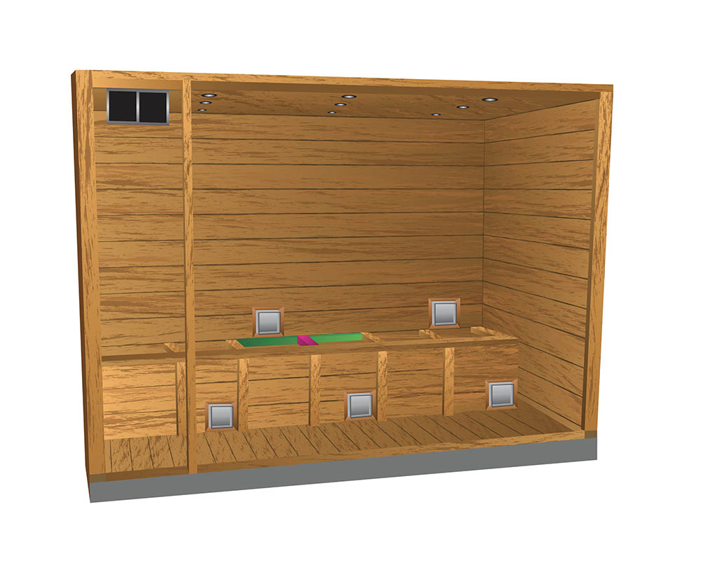 indoor saunas - full spectrum saunas