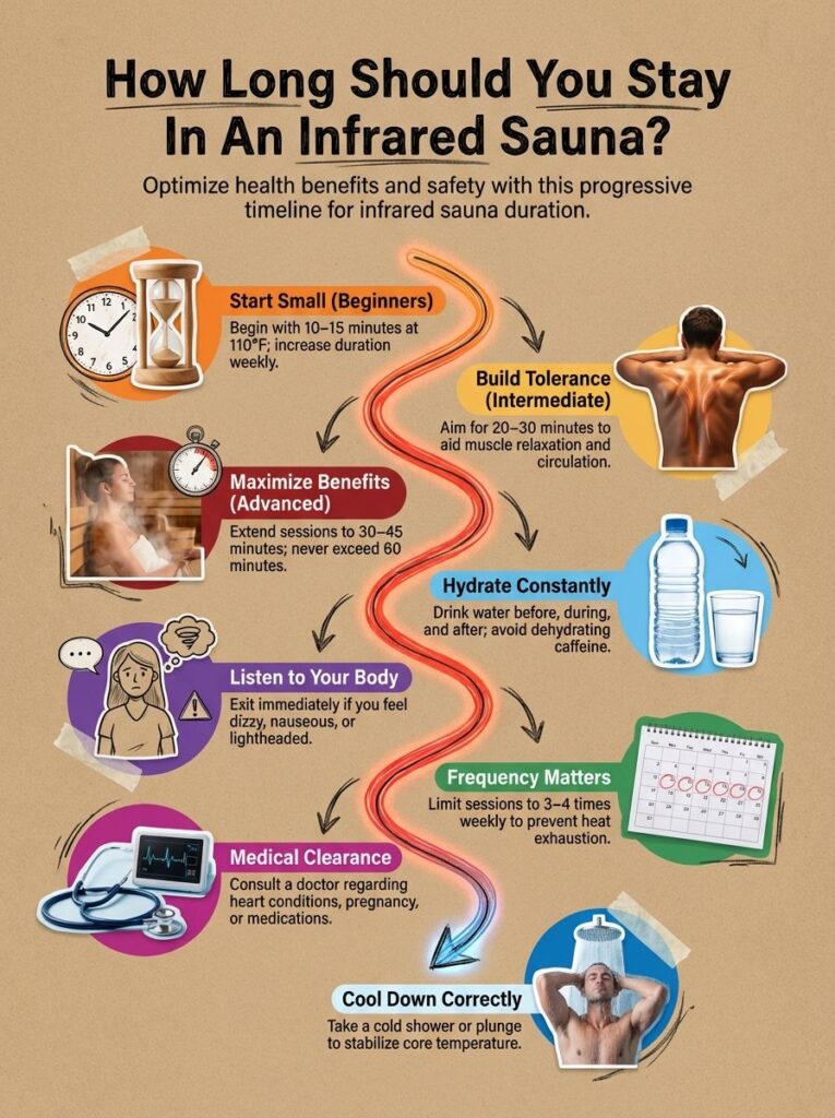 How Long Should You Stay In An Infrared Sauna?