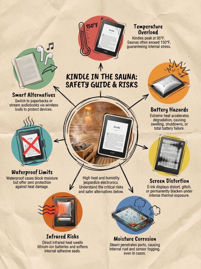 Is it Safe to Use a Kindle in a Sauna? (Battery & Screen Safety Guide)